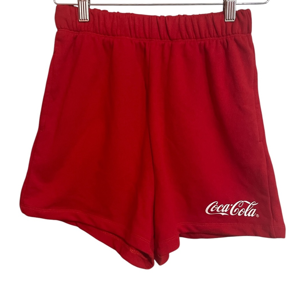 Coca Cola Red Athletic Shorts Women XS
